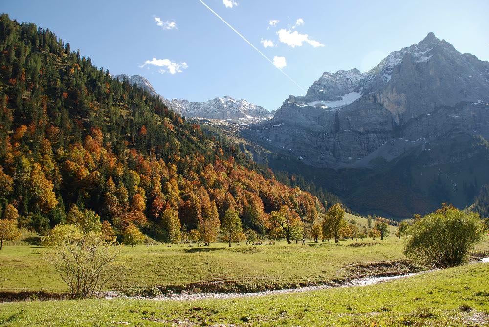 Einer der Hotspots in den Alpen: Der Ahornboden in Tirol