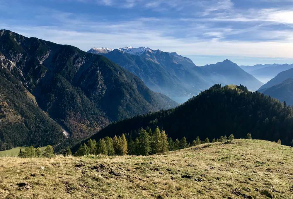 Die Stille am Berg geniessen