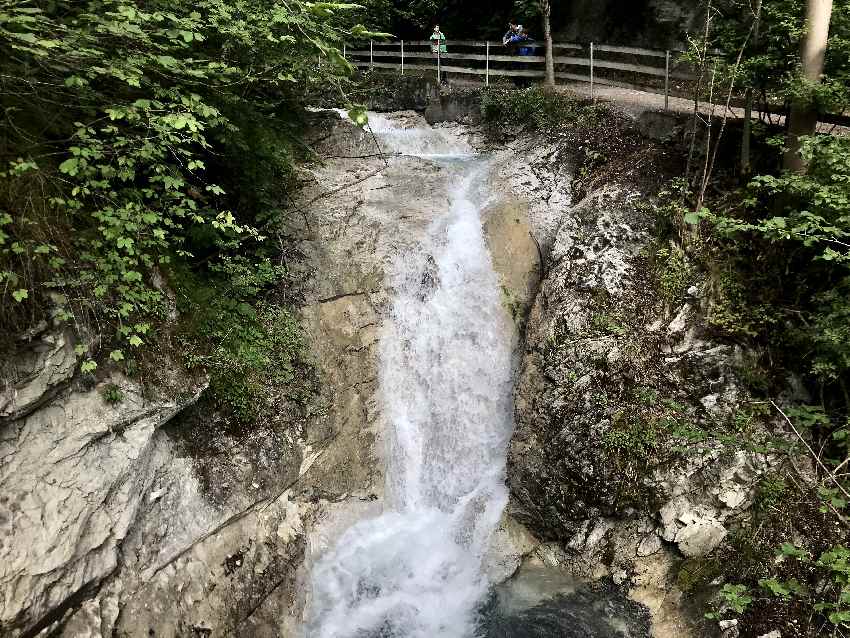 Klammwanderung Tirol durch die Rosengartenschlucht Imst