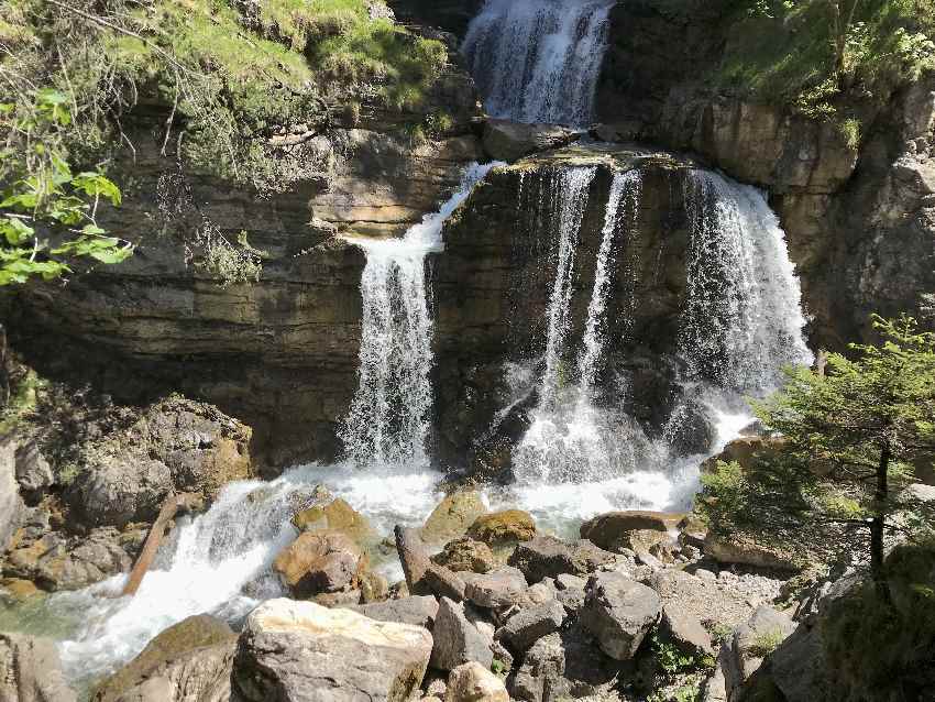 Das sind die Kuhflucht Wasserfälle in Farchant, Garmisch Partenkirchen