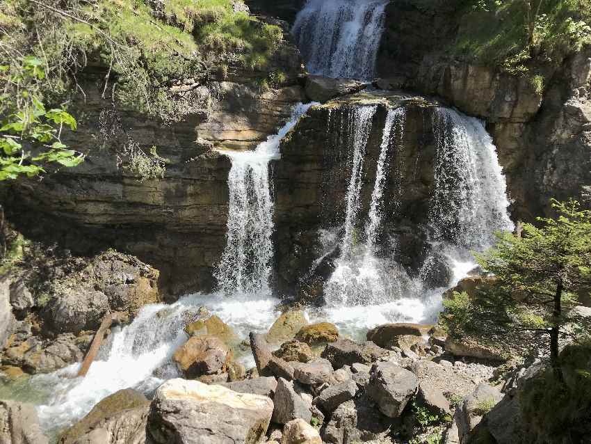 Das sind die Kuhflucht Wasserfälle in Farchant, Garmisch Partenkirchen