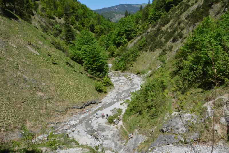 So schaut die große Wolfsschlucht von oben aus