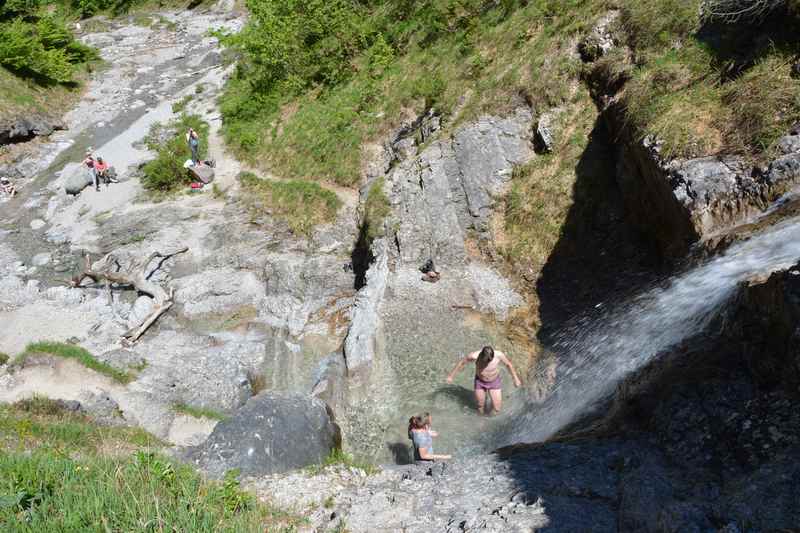 Die große Wolfsschlucht beim Tegernsee in Bayern