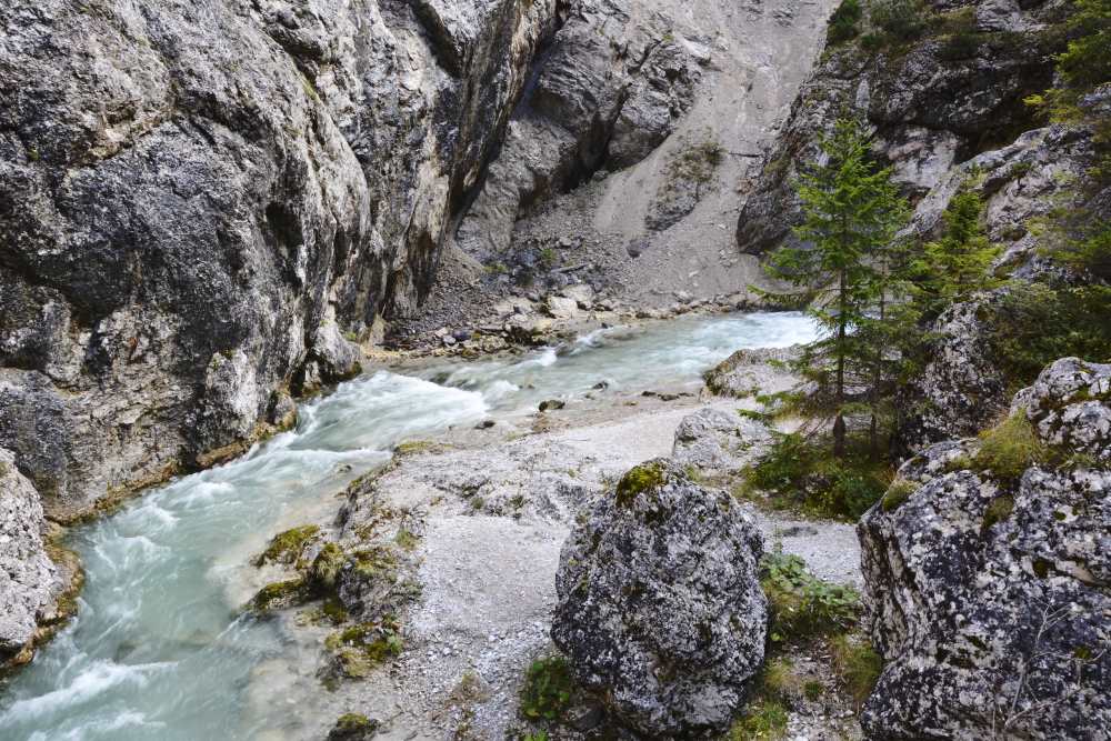 Gleirschklamm - Klamm wandern in Tirol, Scharnitz