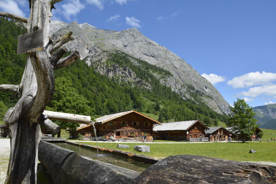 Verkehrstechnisch abgelegen - dafür viel Natur: Die Engalm im Karwendel