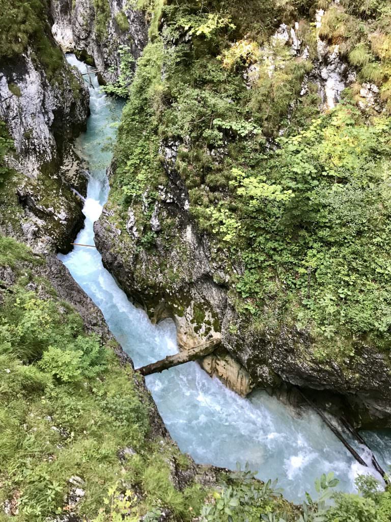 Klamm wandern - von Tirol nach Bayern