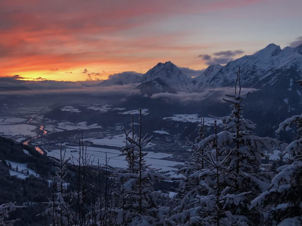Sonnenuntergang im Karwendel