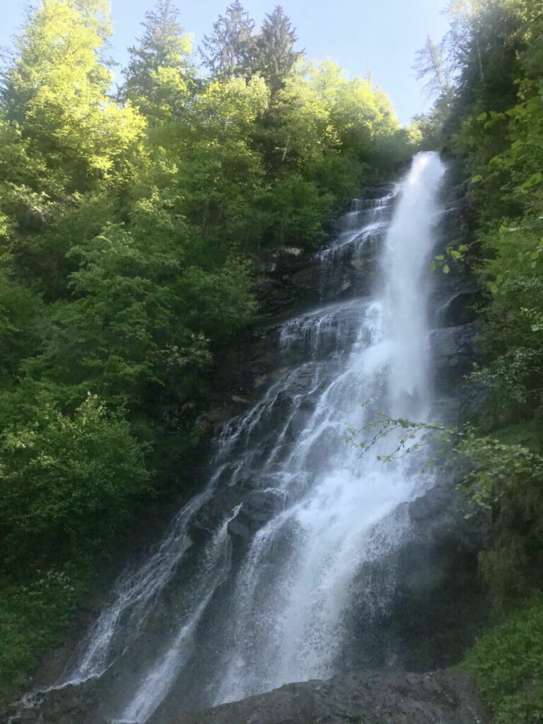 Der größte Wasserfall im Zillertal: Der Schleierfall in Tirol  