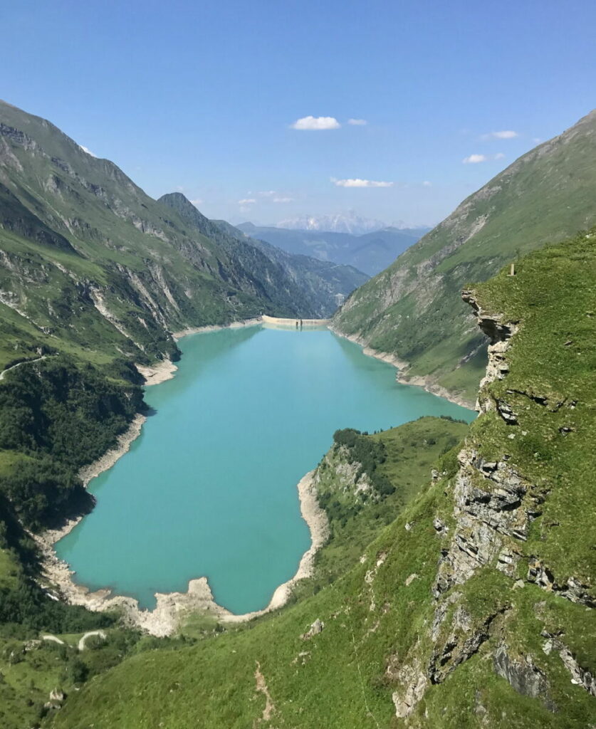 Alpen Sehenswürdigkeiten - die Kaprun Stauseen im Salzburger Land