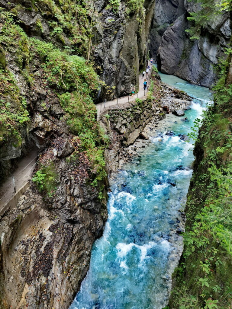 Bekannteste Klamm in Bayern - die Partnachklamm