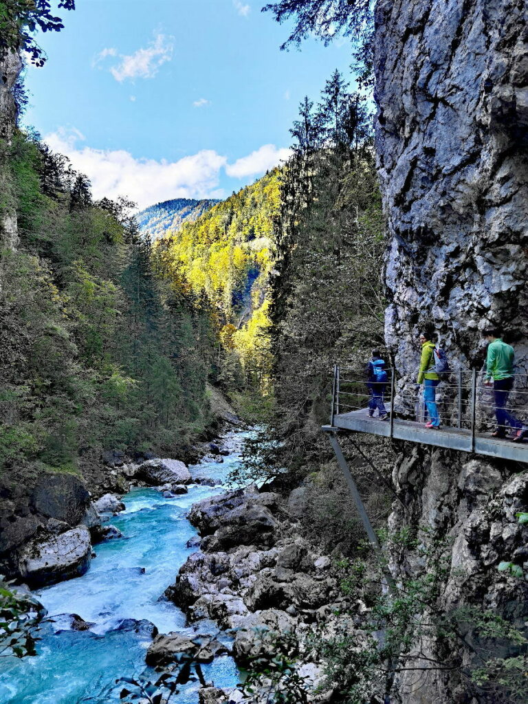 Tiefenbachklamm Wanderung mit Kindern