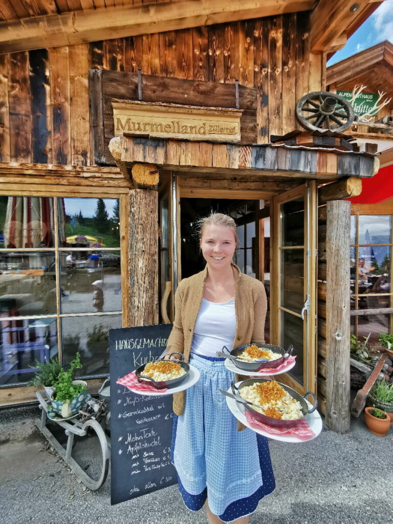 Gemütlich einkehren auf der Kaltenbacher Skihütte im Murmelland