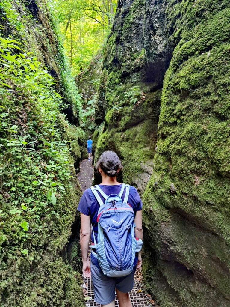 Grüne Schlucht in Deutschland - die Drachenschlucht