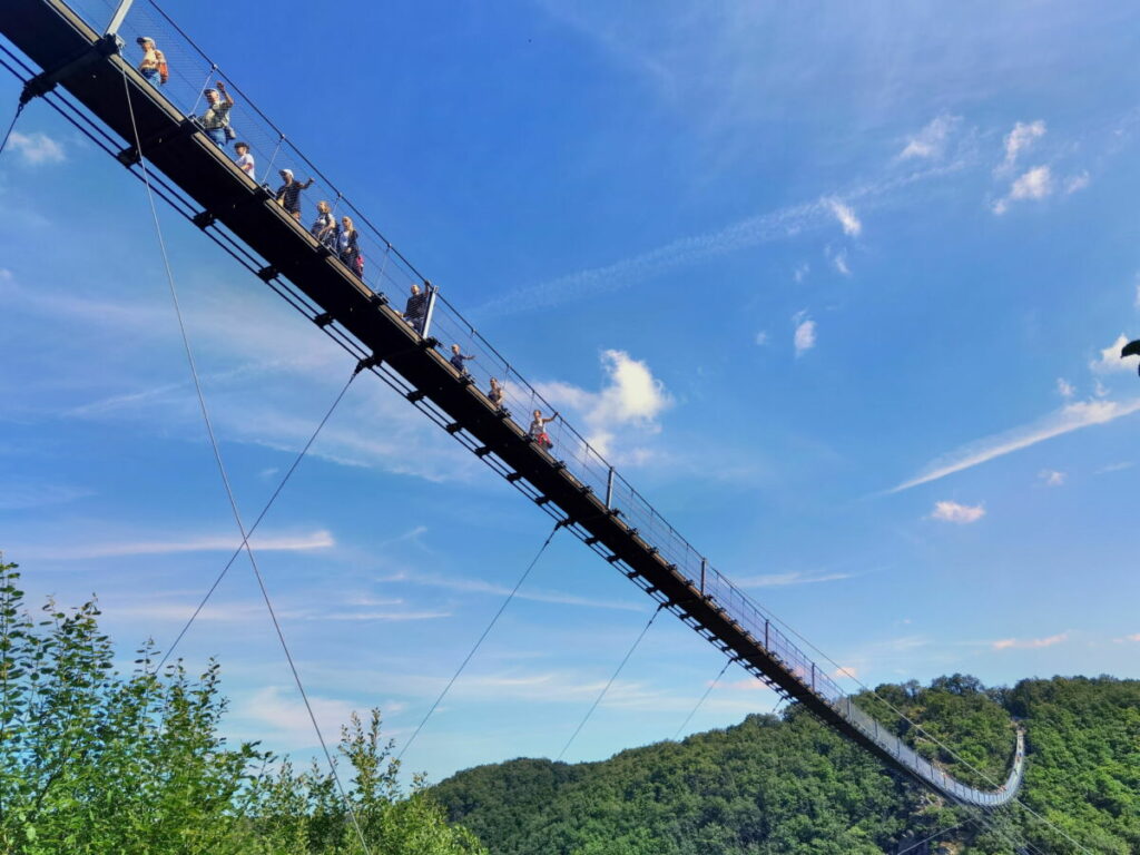 Die berühmte Geierlay Hängebrücke