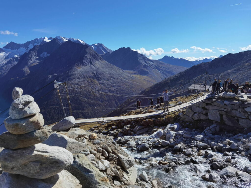 Die vielbesuchte Zillertal Brücke nahe der Wolfsklamm