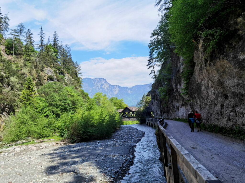 Der Eingang in die Kundler Klamm