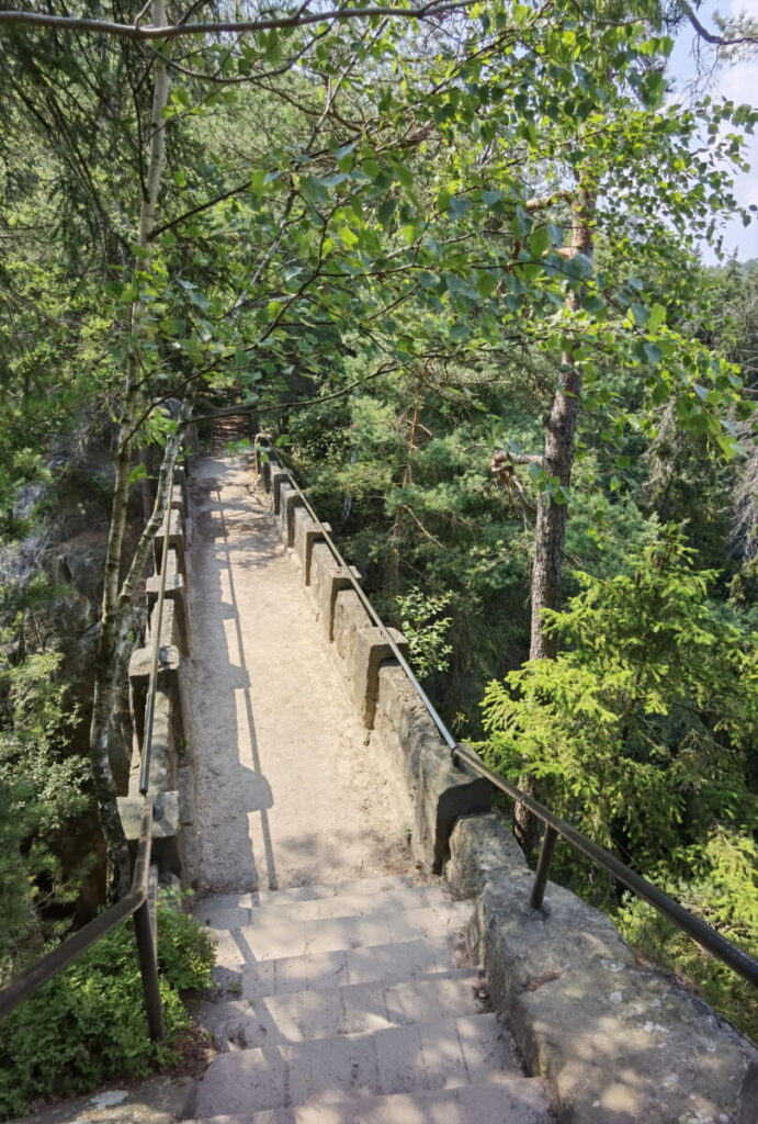 Teufelsbrücke in der Wolfsschlucht